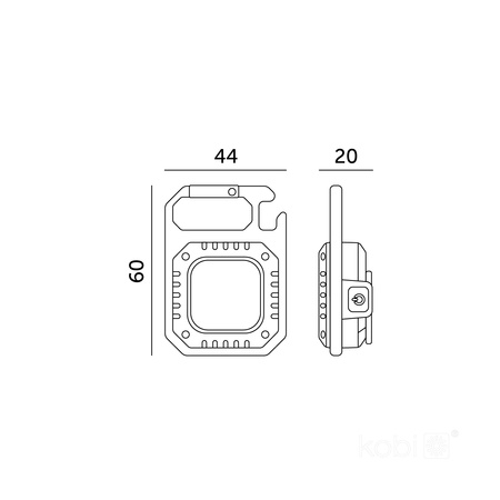 Kompaktní přenosná dobíjecí multifunkční svítilna 7,4 W 550 lm CCT 7 režimů X-MPR Kobi