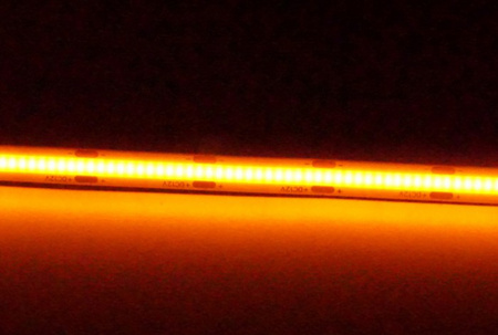 LED pásek COB pásek 12V 45W 2400LED NEON Oranžový 8mm 5m