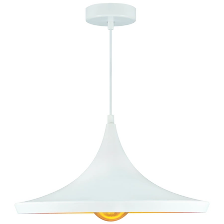 Lustrová závěsná stropní lampa IL MIO MODERN P-306A E27 bílá a zlatá - GOLDLUX (Polux)