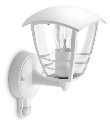 Zahradní lampa LED nástěnná lampa CREEK myGarden E27 IP44 Lucerna pro Up s pohybovým senzorem bílá PHILIPS