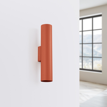 Bodové nástěnné svítidlo Tuba 2x GU10 Ochre Red Lagos Ocean Green SL.1493 Sollux