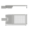 LED Streetlight Průmyslové silniční svítidlo 110W 16800lm 4000K IP66 White Streetlight Flex Ledvance