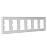 6-násobný horizontální rám pro 6-násobnou bílou Asphora zásuvku