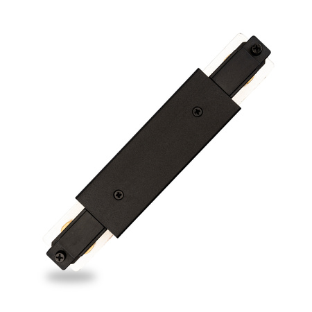 1F KOLEJNICOVÝ KONEKTOR PŘÍMÝ S NAPÁJECÍM ZDROJEM ČERNĚ OSVĚTLENÝ