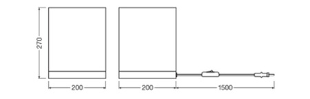 Stolní lampa Stolní svítidlo Stojací dekorativní E27 Hnědá USB-C Dekor Ledvance