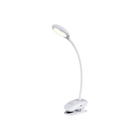 Stolní lampa na noční stolek 4W 180lm 4000K stmívatelná bílá Industrial Harris 6448 Rabalux