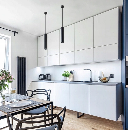 KEON GU10 stropní závěsné svítidlo s nastavitelnou trubicí černé MASTERLED