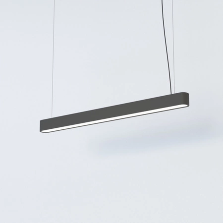 Závěsné svítidlo SOFT 7535 Nowodvorski Graphite 2xLED Tube T8 Ceiling 90x6 Modern