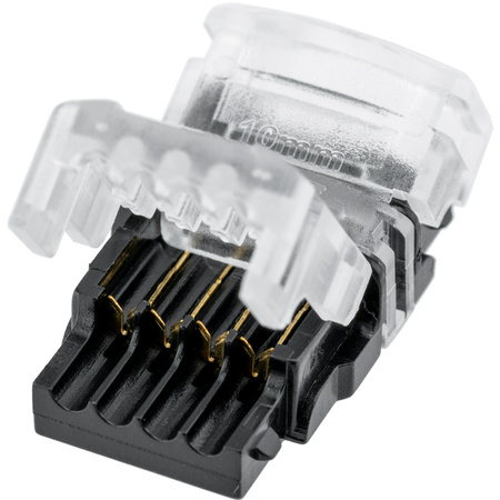 Konektor pro 4PIN RGB LED pásky. 2-stranný. 10mm západka
