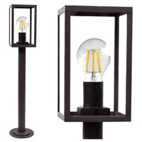 Malmo Stojací zahradní lampa 68cm Stožár pro LED E27 Grafit - GOLDLUX (Polux) 68cm