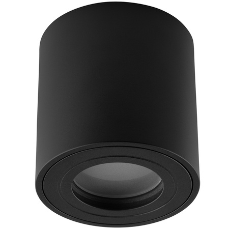 Povrchová montáž HALOGENOVÉ Spot Tuba Pevná EGIO GU10 LUMILED Kulatá IP44 Černá 83mm