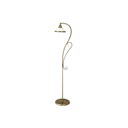 Stojací stojací lampa E27 hnědá Classic Elisett 2758 Rabalux