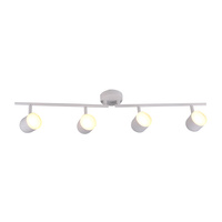 Stropní/nástěnné svítidlo nastavitelné 16.8W LED RAWI 4 bílé 3000K GOLDLUX (Polux)