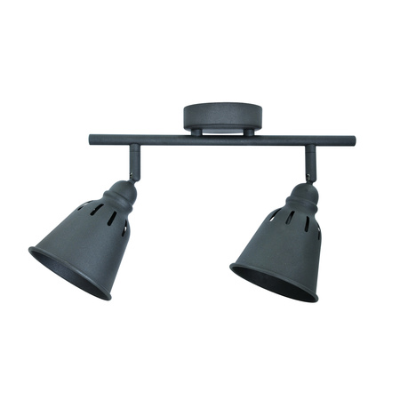 FIONA WALL LAMP bodové nástěnné svítidlo 2x E14 stropní svítidlo BLACK GOLDLUX (Polux)