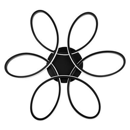 GALAXIS VIRGO 72W LED stropní svítidlo černé + dálkové ovládání