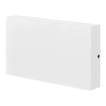 LED zahradní nástěnné svítidlo bílé nahoře nebo dole 5.5W 450lm IP44 RECTANGLE CHICAGO GOLDLUX (Polux)