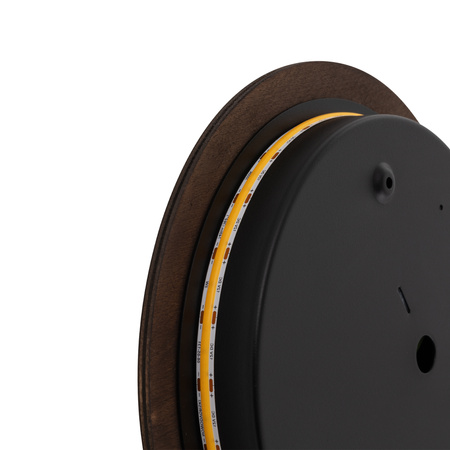 Nástěnné svítidlo LED 10W 130lm 3000K Warm Gold Modern RING WOOD LED M 10281 Nowodvorski