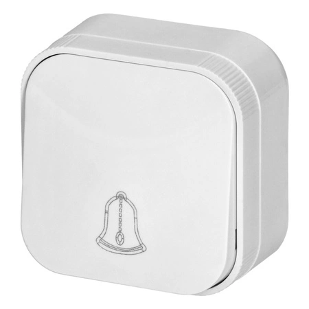 Tlačítko zvonku na dveře IP20 ORNO WHITE