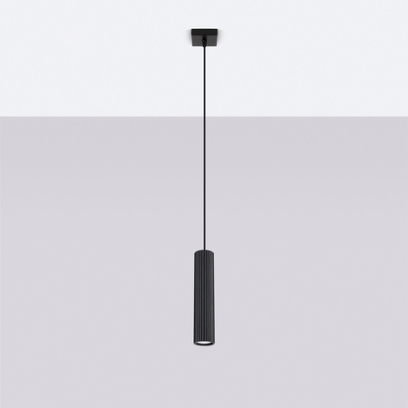 Stropní závěsné svítidlo Tuba Spot GU10 Black Carbon Deep Space SL.1573 Sollux