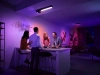 LED reflektorové stropní svítidlo 48,6 W 3700 lm IP20 bílé a barevné ambiance RGB + TW Black Smart SMART Zigbee Bluetooth Centris Philips HUE
