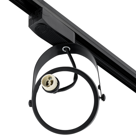 GU10 ES111 Black VICTUS jednofázové světlo pro přípojnice Lumiled