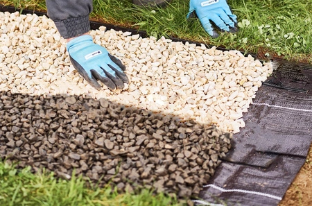 Zahradní obruba trávníku Flexibilní rovná 10 cm x 9 m Grafitová CELLFAST