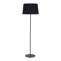 MAJA BLACK Stojací stojací lampa Stínidlo černé Classic E27 2920 TK Lighting