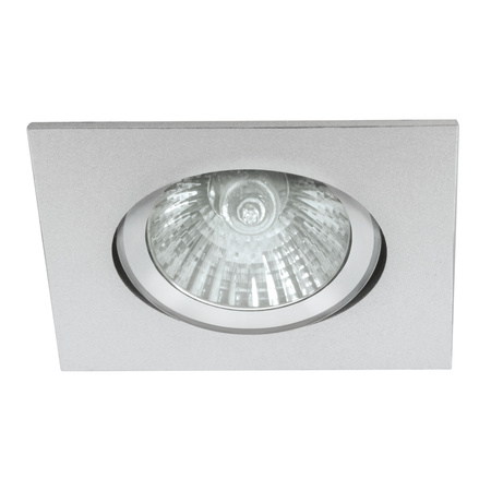 Halogenová bodová LED svítidla GU10 Square Hliník Teson Kanlux pro zápustnou montáž