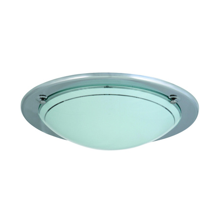 Plafond LED stropní svítidlo Povrchová montáž E27 Chrome Classic Ufo Rabalux