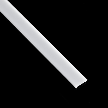 Krytka pro nástěnný nábytkový profil KM48, Mléčná 1m LUMILED