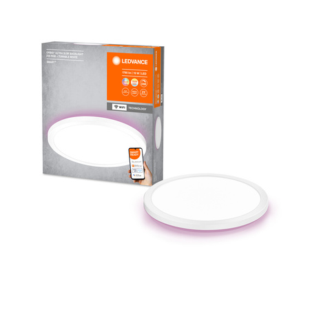 Přisazené LED stropní svítidlo 19W SMART+ WiFi RGB stmívatelné 24cm kulaté bílé Orbis stropní LEDVANCE
