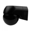 PIR senzor pohybu a soumraku IP44 pro povrchovou montáž černý 12m 180° CP Ecolight