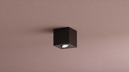 LED halogenové svítidlo pro povrchovou montáž 4,5W BOX Movable Black PHILIPS