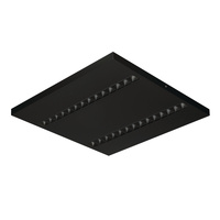 LED povrchový panel 60x60 Lamp 40W 4650lm 3000K Warm 60° Black Kanlux