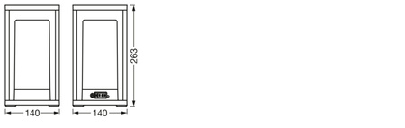 LED zahradní stolní lampa 5W USB 5V IP44 3000K Teplá bílá + RGB SMART + WiFi Stmívatelný rám Maxi LEDVANCE