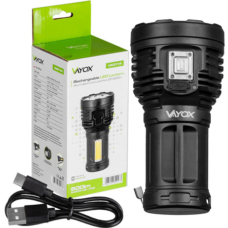 600lm 8xLED + COB ruční reflektor VA0114 VAYOX