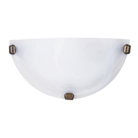Nástěnné poloprofilové svítidlo LED E27 White Classic Alabastro 3003 Rabalux