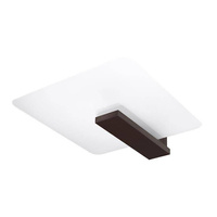 LED stropní svítidlo Plafond LAPPO 2xE27 Čtvercové svítidlo Wenge SOLLUX