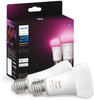 2PAK LED žárovka E27 A60 6,5W CCT RGB PHILIPS HUE White & COLOR Ambiance Bluetooth Zigbee