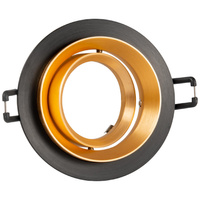 Bodové svítidlo MR16 Black Gold 12 V LIKA Sanico Goldlux Svítidlo pro zápustnou montáž