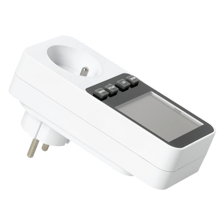 Měřič spotřeby energie KOBI PMM3 s měřením spotřeby energie a nákladů Bílý