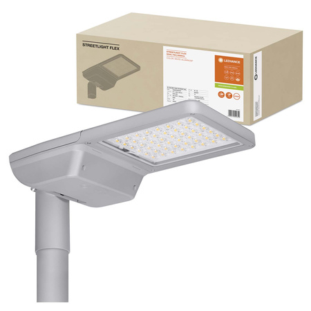 LED pouliční osvětlení průmyslové silnice svítidlo 58W 8500lm 4000K IP66 bílé pouliční osvětlení Flex Ledvance