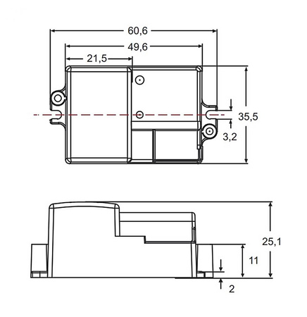 Mikrovlnný snímač pohybu ID-0053 230V