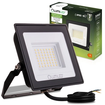 LED Reflektor 50W, 4500lm 4000K IP65 Černá ZUNA2 LUMILED