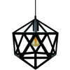 GEOMETRIC IL MIO DENMARK 1xE27 černá stropní lampa - GOLDLUX (Polux)