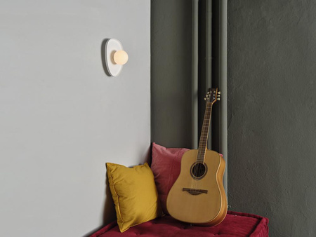 Dekorativní nástěnné svítidlo Nástěnná povrchová montáž G9 bílá Dekor Ledvance