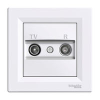 Terminál RTV Anténní zásuvka s 1dB rámem SCHNEIDER ASFORA