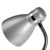 Stolní stolní lampa Školní kancelářská noční lampa Nastavitelná E14 Stříbrná Zara Kanlux