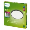 Zahradní LED stropní svítidlo venkovní SUPERSLIM CL550 15W 4000K IP44 kulaté stropní svítidlo černobílé PHILIPS