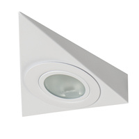 ZEPO G4 White KANLUX Trojúhelníková nábytková svítidla pod skříňku